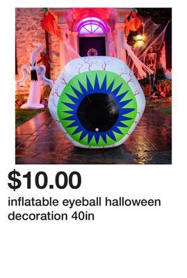 Five Below Inflatable eyeball halloween decoration 40in offer