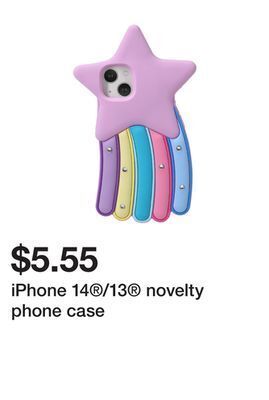 Five Below Iphone 14 /13 novelty phone case offer