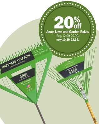 Meijer Ames lawn and garden rakes offer