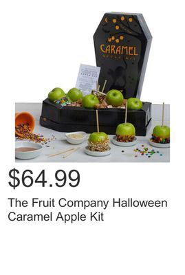 Costco The fruit company halloween caramel apple kit offer
