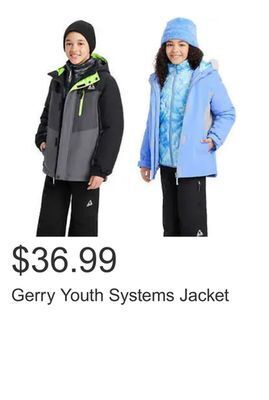 Costco Gerry youth systems jacket offer