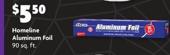 Family Dollar Homeline aluminum foil offer
