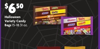 Family Dollar Halloween variety candy bags offer