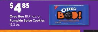 Family Dollar Oreo boo 18.71 oz. or pumpkin spice cookies 12.2 oz offer