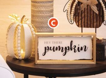 Family Dollar Tabletop and hanging décor offer