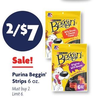 Family Dollar Purina beggin' strips offer