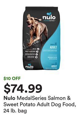 Petco Medalseries salmon & sweet potato adult dog food, 24 lb. bag offer