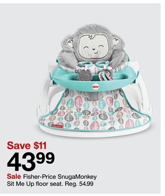 Target Fisher-price snugamonkey sit me up floor seat offer