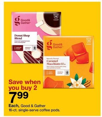 Target Good & gather 16-ct. single-serve coffee pods offer
