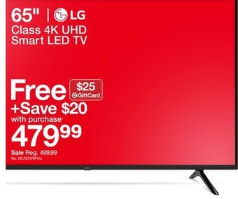 Target Lg 65 class 4k uhd smart led tv offer