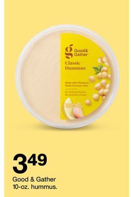 Target Good & gather 10 - oz. hummus offer