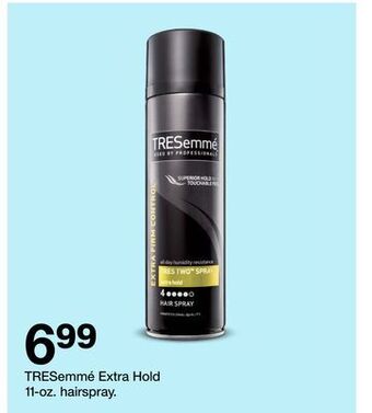 Target Tresemmé extra hold 11-oz. hairspray offer