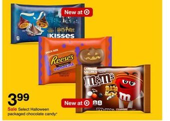 Target Select halloween packaged chocolate candy offer