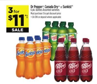 Dollar General Dr pepper , canada dry or sunkist offer