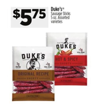 Dollar General Duke's sausage sticks offer