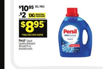 Dollar General Persil liquid laundry detergent offer