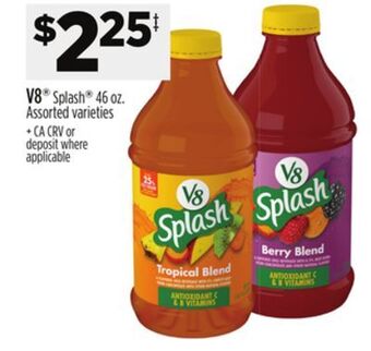 Dollar General V8 splash offer