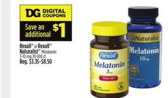 Dollar General Rexall or rexall naturalist offer