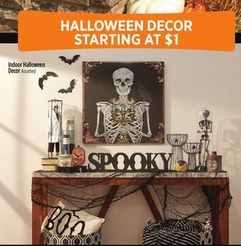 Dollar General Indoor halloween decor offer