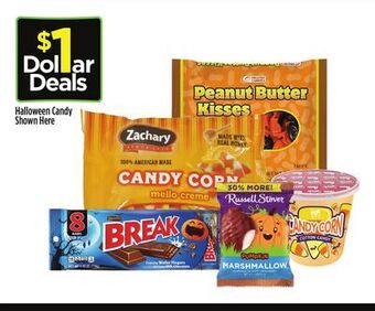 Dollar General Halloween candy shown here offer