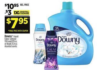 Dollar General Downy liquid fabric softener offer