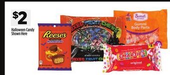 Dollar General Halloween candy shown here offer