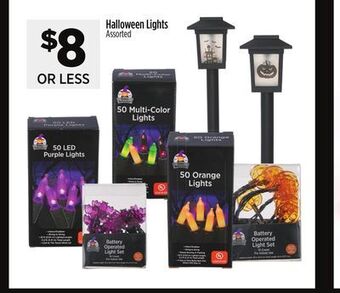 Dollar General Halloween lights offer