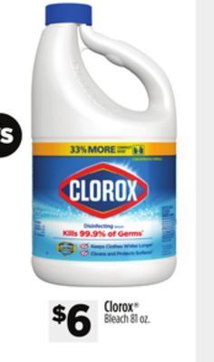 Dollar General Clorox bleach offer