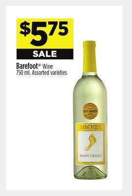 Dollar General Barefoot wine offer