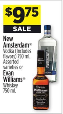 Dollar General New amsterdam or evan williams offer