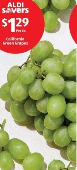 Aldi California Green Grapes offer