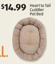 Aldi Heart to Tail Cuddler Pet Bed offer