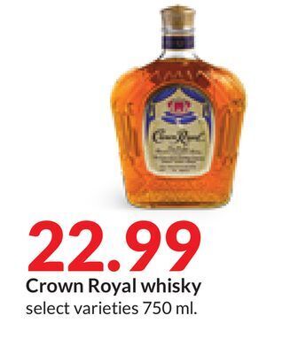 Hy-Vee Crown royal whisky offer