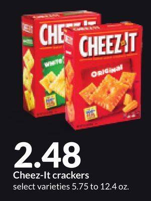 Hy-Vee Cheez-it crackers offer