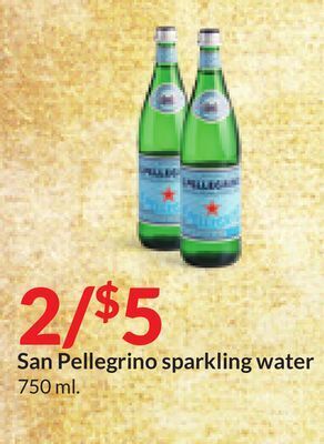 Hy-Vee San pellegrino sparkling water offer