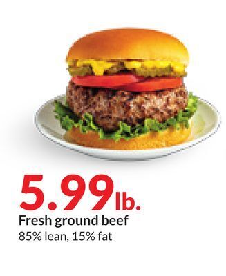 Hy-Vee Fresh ground beef offer