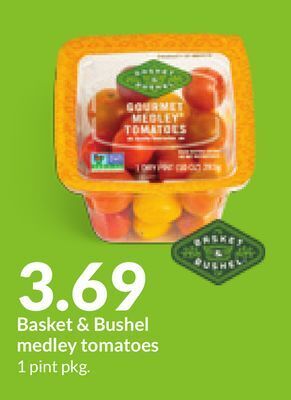 Hy-Vee Basket & bushel medley tomatoes offer