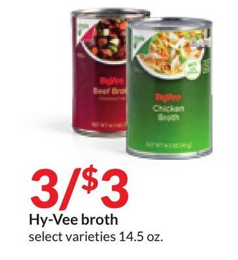 Hy-Vee Hy-vee broth offer