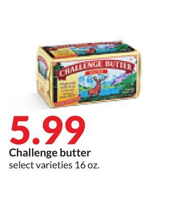 Hy-Vee Challenge butter offer