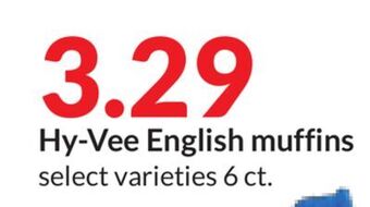 Hy-Vee Hy-vee english muffins offer