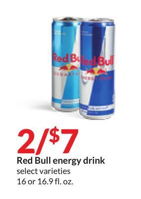 Hy-Vee Red bull energy drink offer