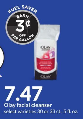 Hy-Vee Olay facial cleanser offer
