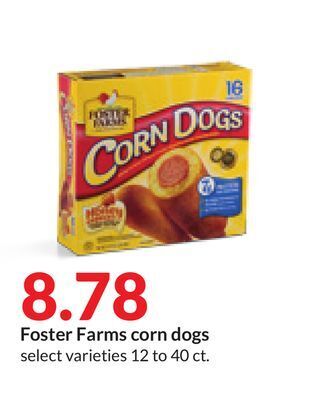 Hy-Vee Foster farms corn dogs offer