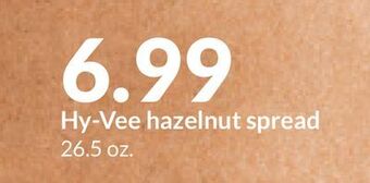 Hy-Vee Hy-vee hazelnut spread offer