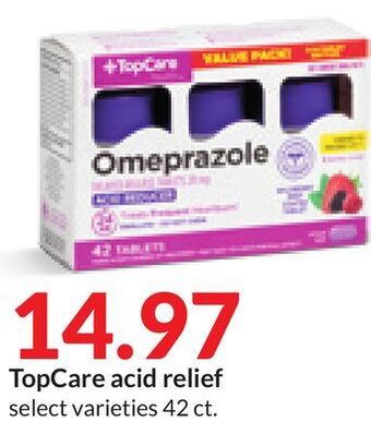 Hy-Vee Topcare acid relief offer