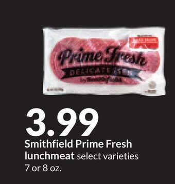 Hy-Vee Smithfield prime fresh lunchmeat offer