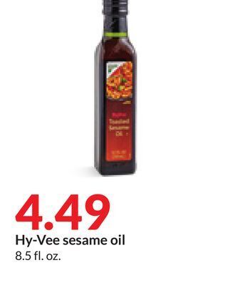 Hy-Vee Hy-vee sesame oil offer