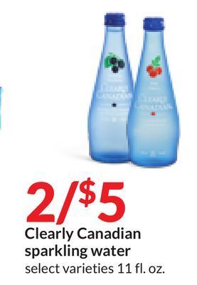 Hy-Vee Clearly canadian sparkling water offer