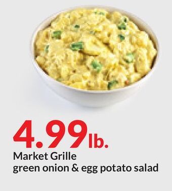 Hy-Vee Market grille green onion & egg potato salad offer