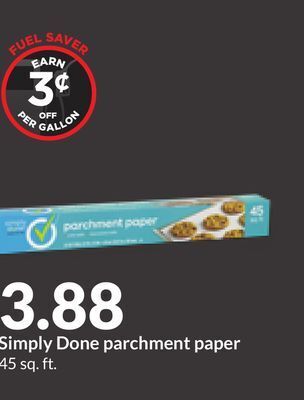 Hy-Vee Simply done parchment paper offer